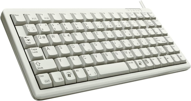 CHERRY Compact-Keyboard G84-4100, Deutsches Layout, QWERTZ Tastatur, kabelgebundene Tastatur, kompak