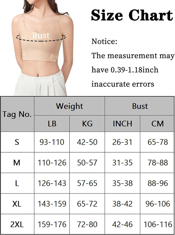 AIEOE Damen Brust Binder für Transgender FTM Cosplay Verstellbarer Kurze Korsett Binder-BH Sport-BH