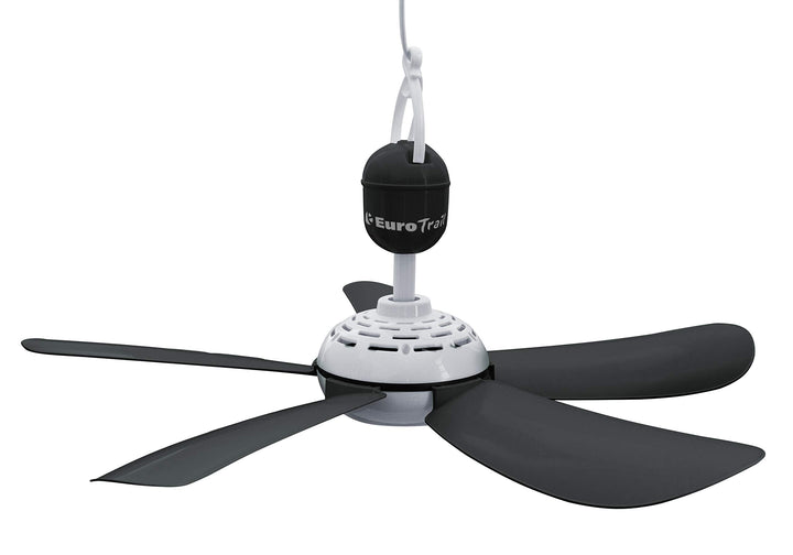 Eurotrail Faltbarer Deckenventilator - Markisen Ventilator - 230V