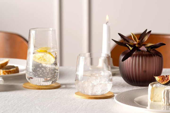 LEONARDO HOME 066417 LD Becher 530ml Brunelli 6er, Glas, 530 milliliters, Klar Trinkgläser gross, Tr