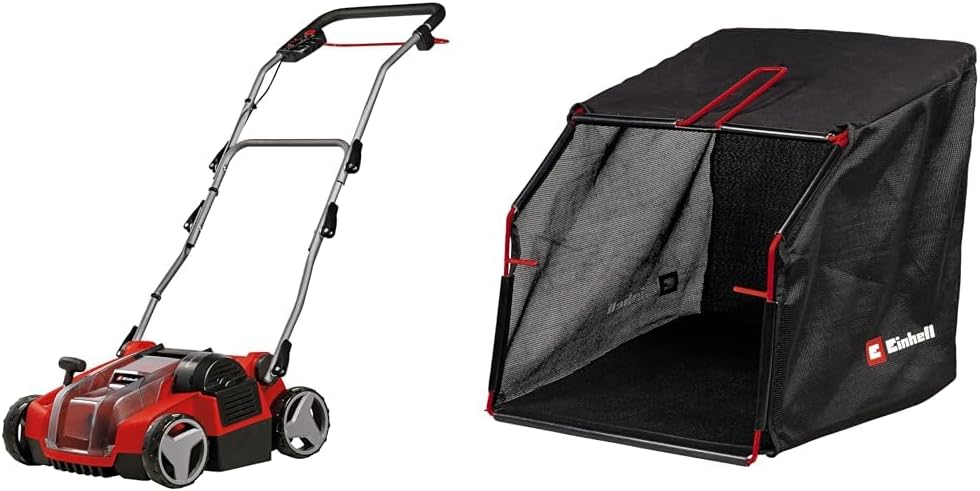 Einhell Akku-Vertikutierer-Lüfter GE-SC 36/35 Li-Solo Power X-Change (36 V, 35 cm Arbeitsbreite, Bru