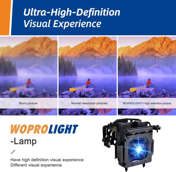 Woprolight LMP-H210 kompatible Lampe mit Gehäuse für Sony VPL-HW65Es VPL-HW45Es Projektoren
