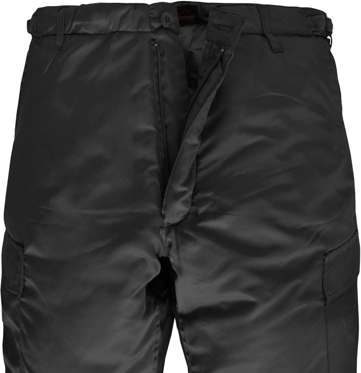 normani Winter Thermohose gefütterte, stark Wasserabweisende Schneehose Dunkelgrau 3XL, Dunkelgrau 3