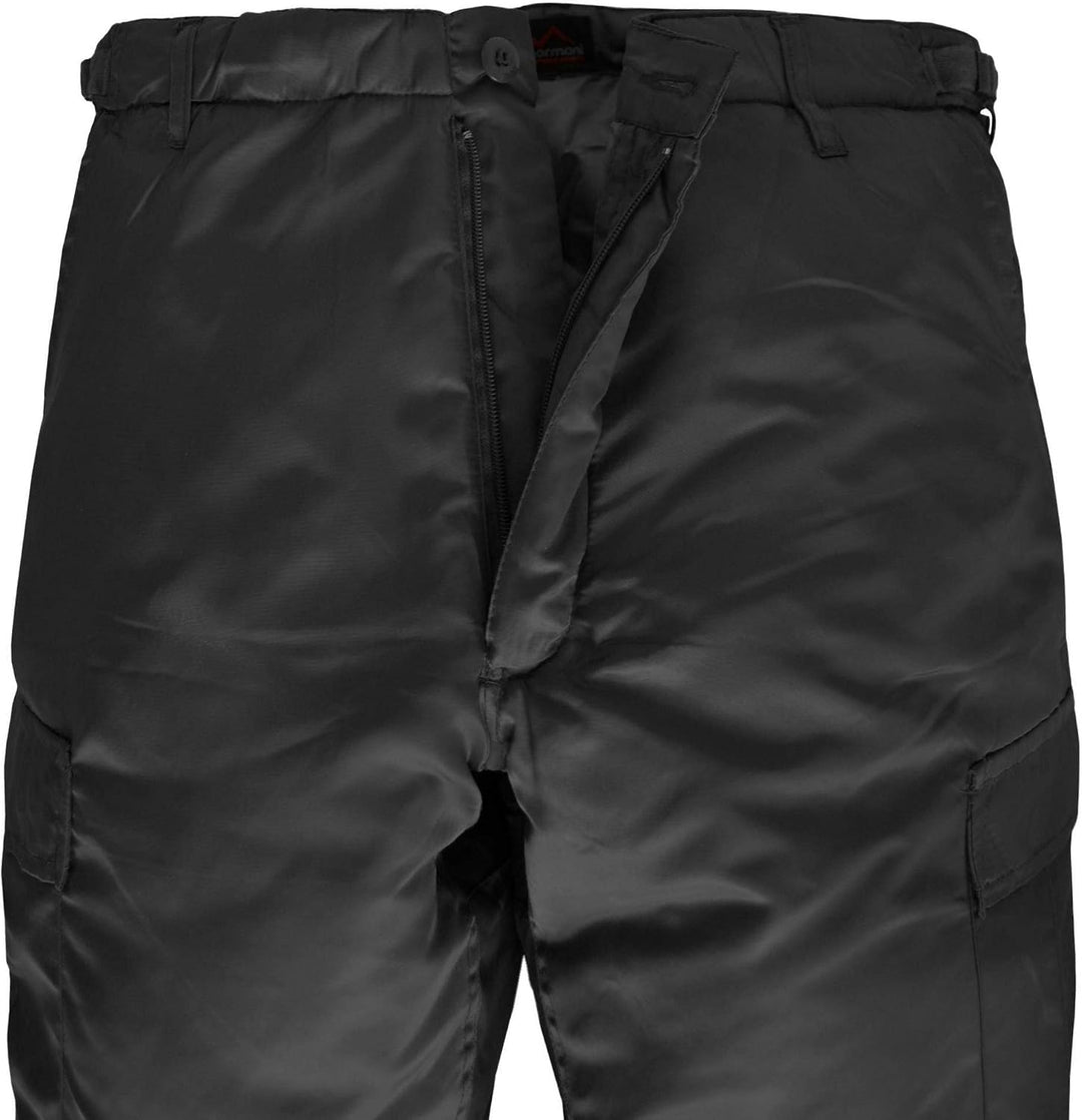 normani Winter Thermohose gefütterte, stark Wasserabweisende Schneehose Dunkelgrau L, Dunkelgrau L