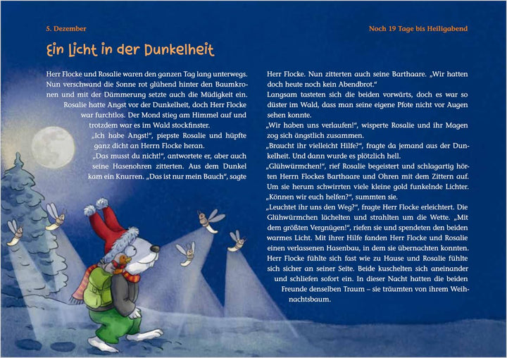 Ein Weihnachtsbaum für die Tiere: Ein Adventskalender zum Vorlesen und Gestalten eines Fensterbildes