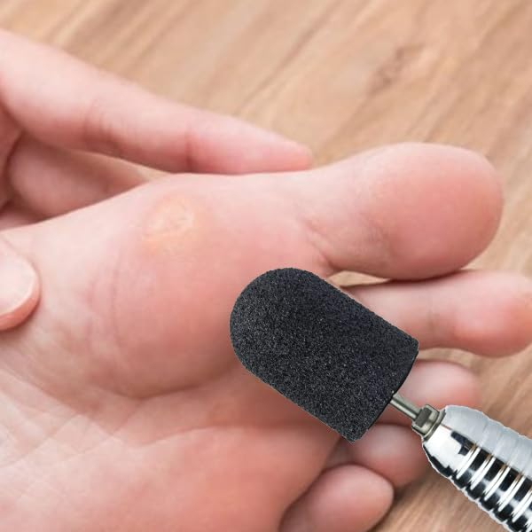 100 Stück Schleifhülsen Schleifbänder Schleifkappen 180 Körnung Grob Schleifkappe Schleifband Nagelf