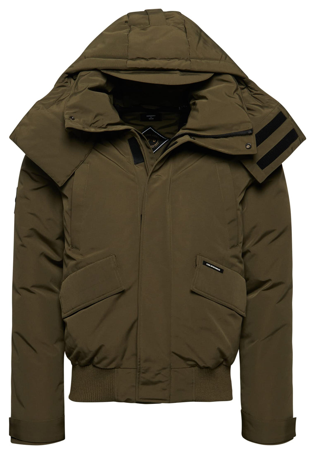 Superdry Herren Expedition Everest Bomber-Steppjacke Verwaschenes Kaki XL