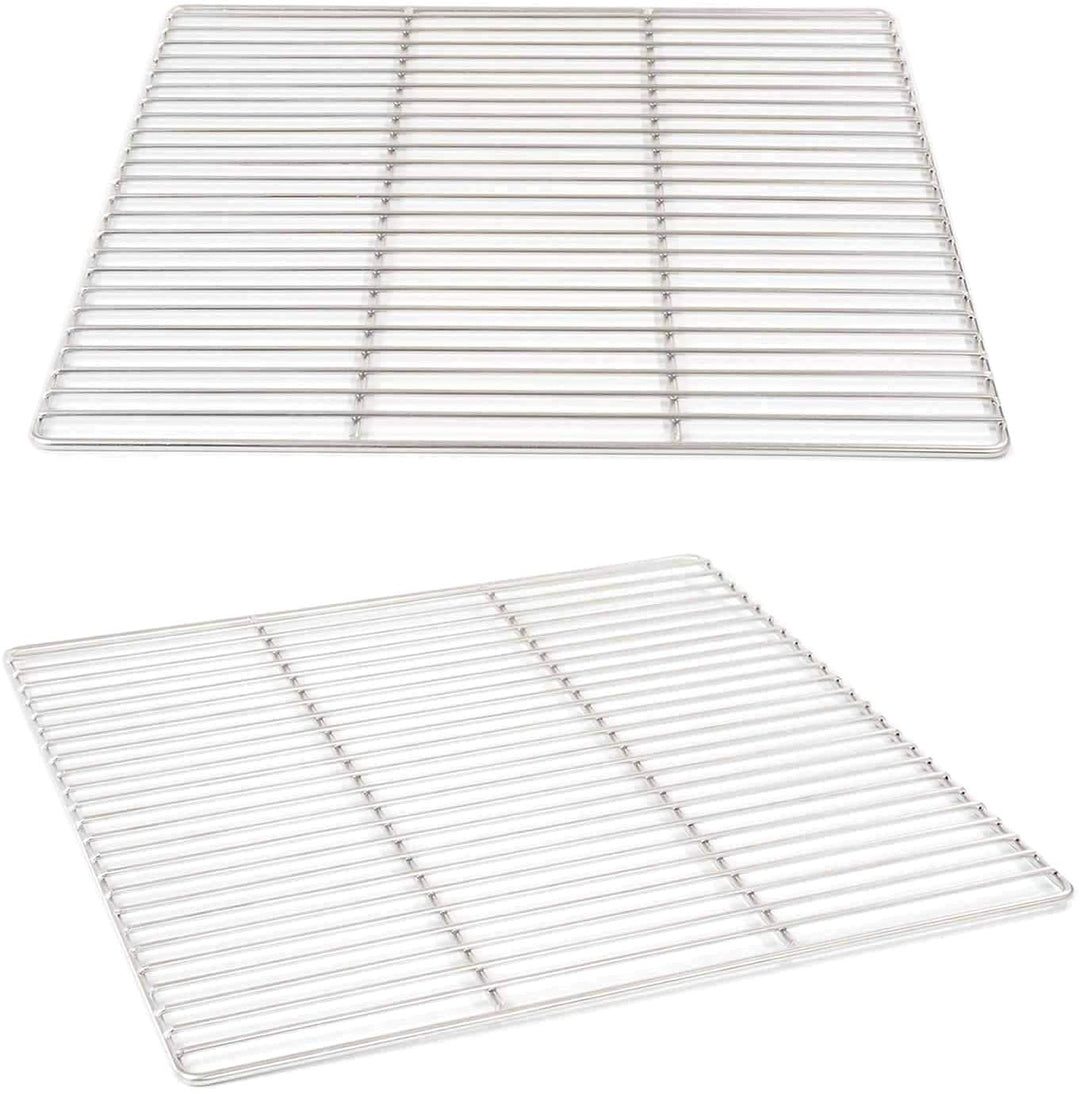 Grillrost 40 x 40 cm aus Edelstahl rostfrei und elektropoliert