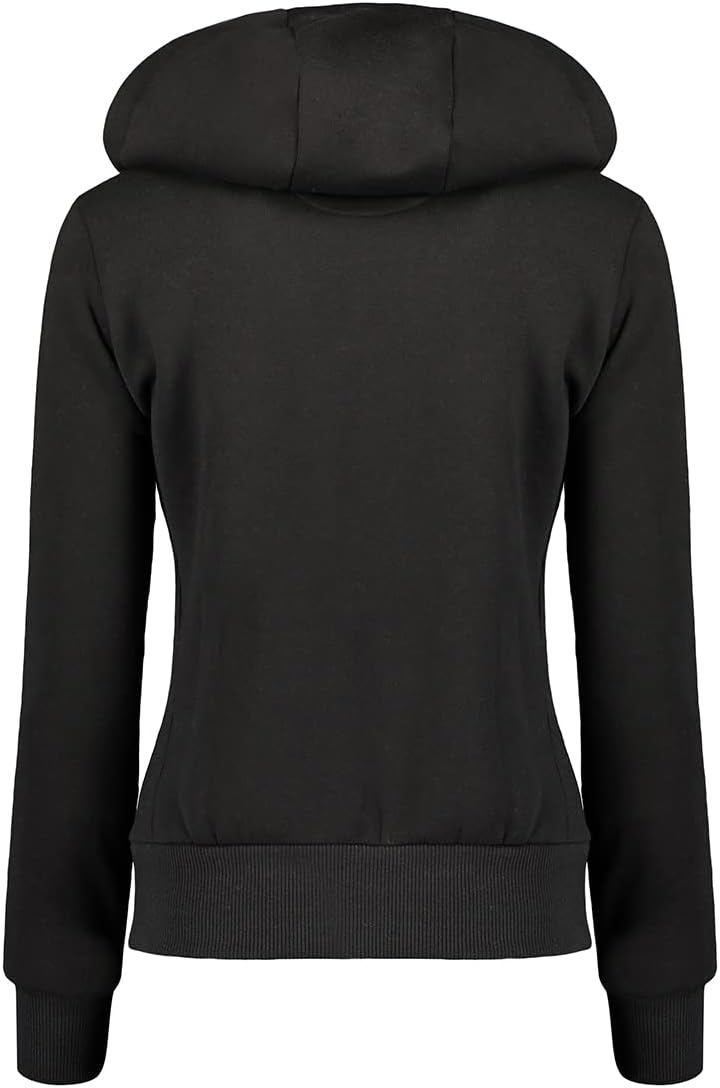 GEO NORWAY FABEAUTE Lady - Frauen Sweatshirt Kapuzen - Casual Pullover Hoody Langarm Warm Zip Versch