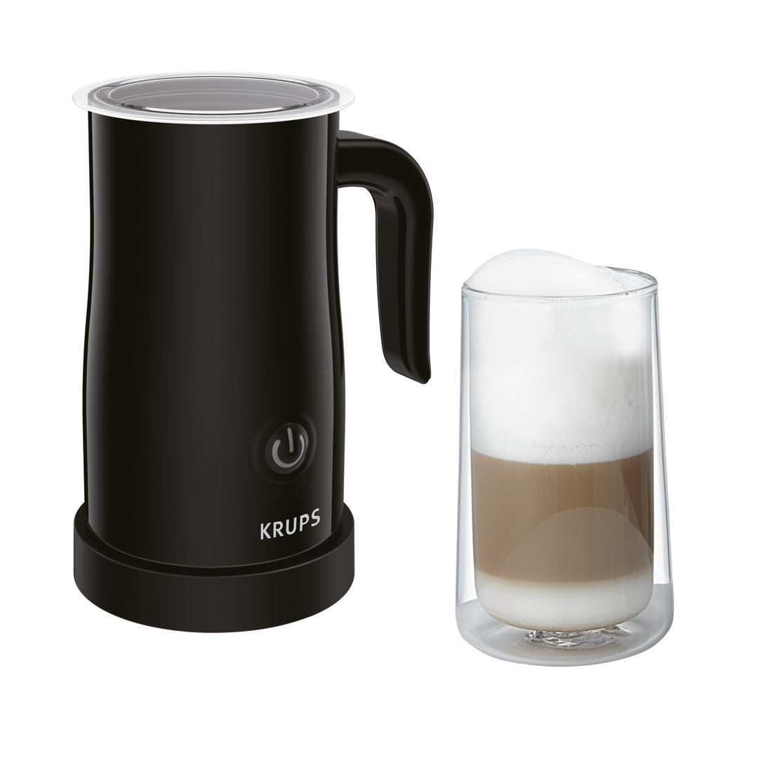 Krups Elektrischer Milchaufschäumer XL1008 | Bis zu 150 ml Aufschäumkapazität | Einfache Bedienung a