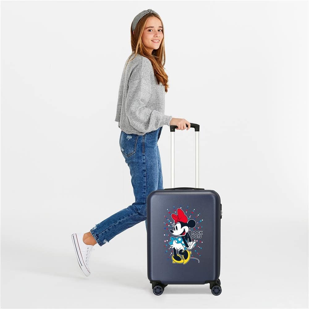 Disney (DIYL9) Minnie Sunny Day Infantil, Blau (Azul) Rock Dots set Set Maletas Blau, Rock Dots set