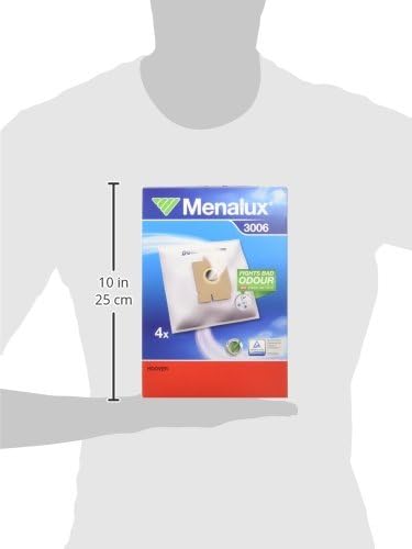Menalux 3006/4 Staubbeutel/Duraflow/Hoover/Freespace EVO, Sonstige, Weiss Standardpack 3006 - Kompat