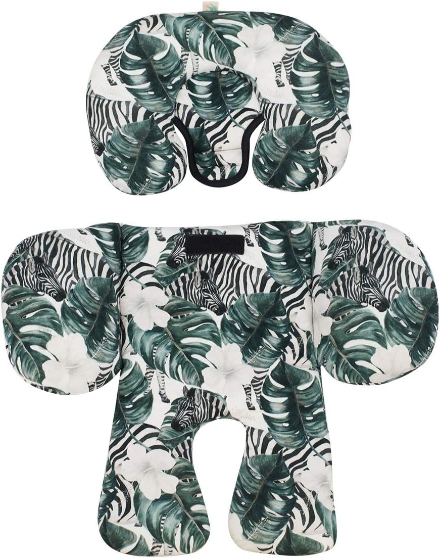 JYOKO Kids Sitzverkleinerer Antiallergikum Universal Baby 100% Baumwolle (Zebra, Enthält Kopf-, eine