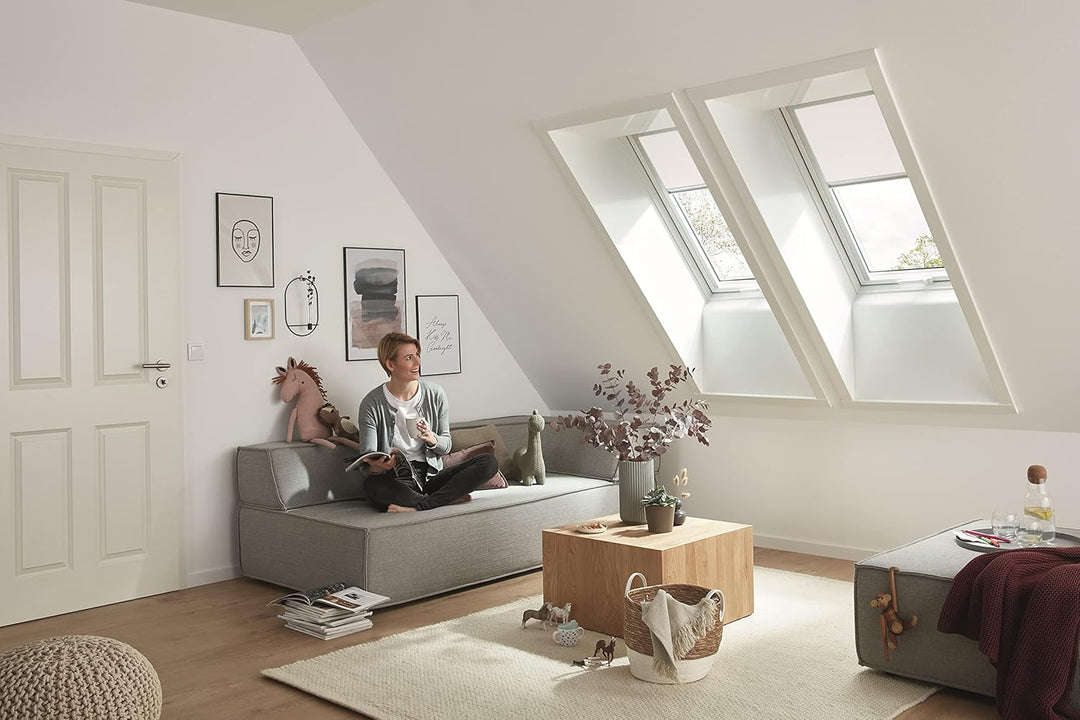 Original Roto Rollo Exclusiv ZRE für Roto Dachfenster Tageslichtrollo Führungsschiene Weiss Für Roto