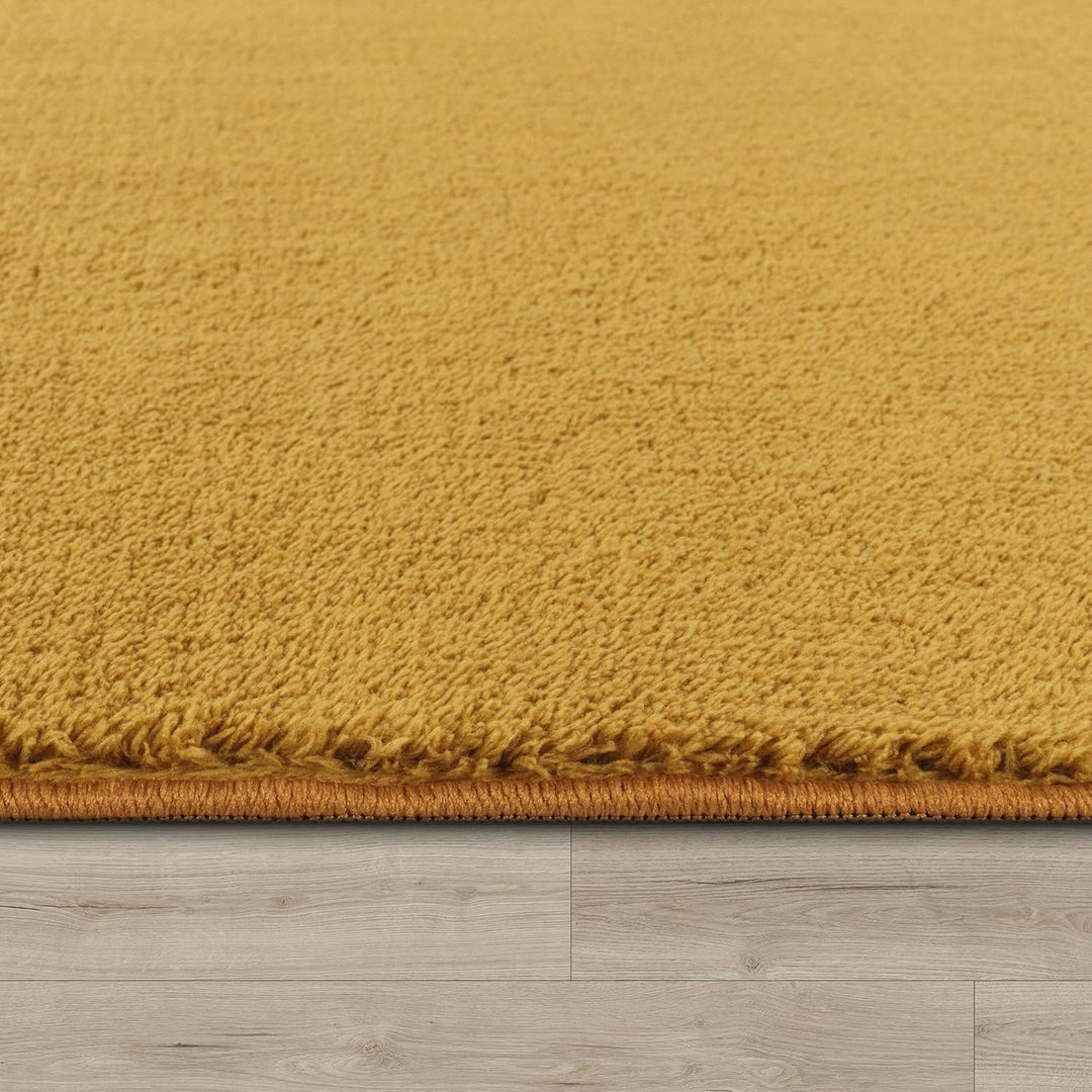 Paco Home Waschbarer Teppich Wohnzimmer Schlafzimmer Kurzflor rutschfest Flauschig Weich Moderne Ein