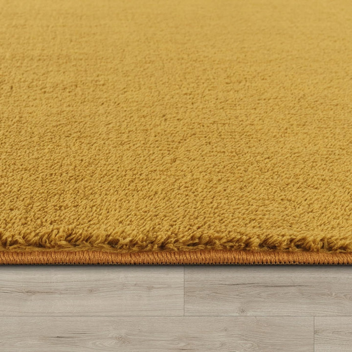 Paco Home Waschbarer Teppich Wohnzimmer Schlafzimmer Kurzflor rutschfest Flauschig Weich Moderne Ein