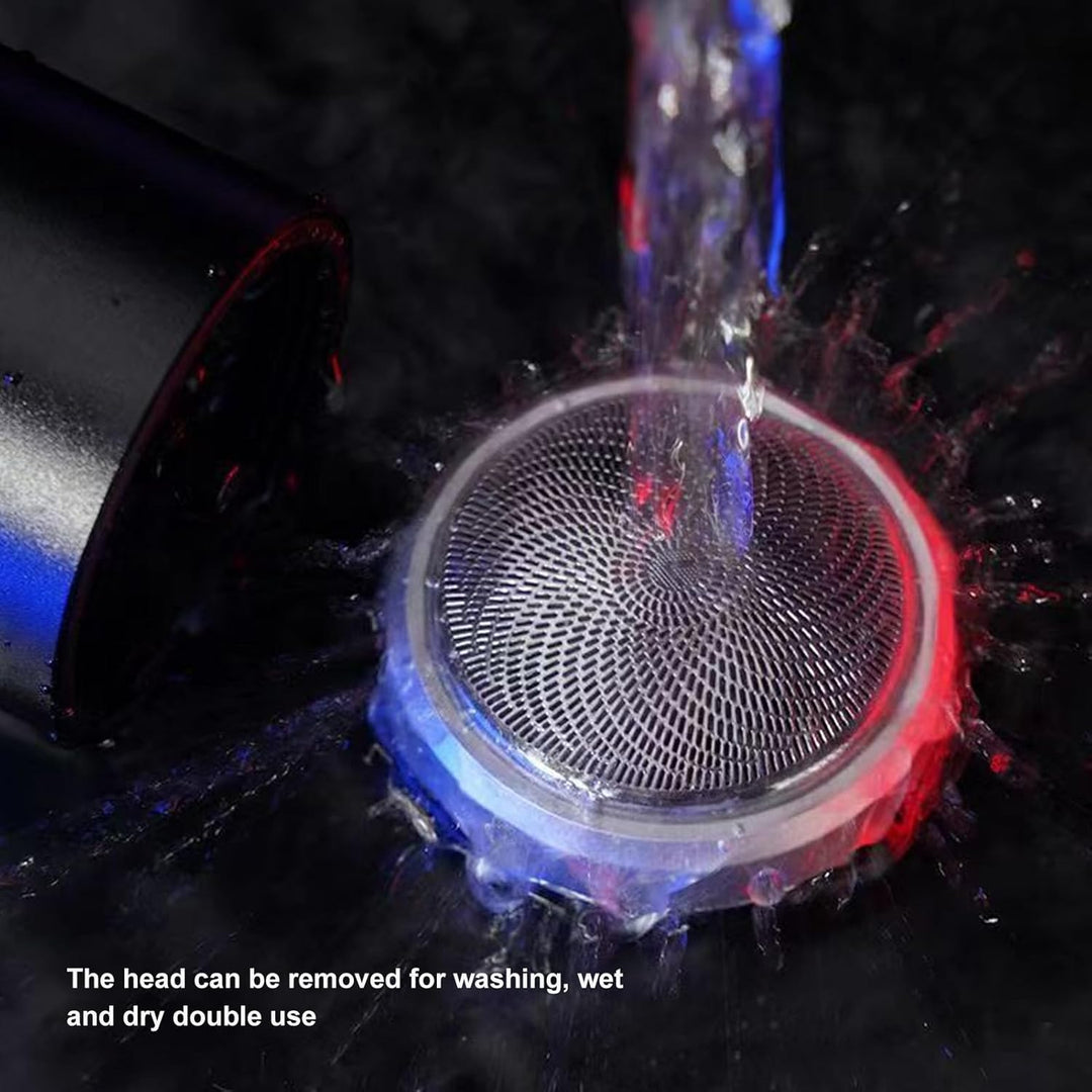 BAOFUYA Mini Shave Tragbarer Elektrorasierer, Kabelloser Wiederaufladbarer Rasierer, Elektrischer Tr