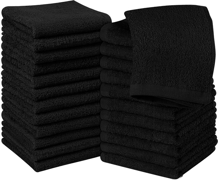 Utopia Towels - 24 Stück Seiftücher, 30x30 cm mit Aufhängeschlaufen, saugfähige Waschlappen zum Abwi