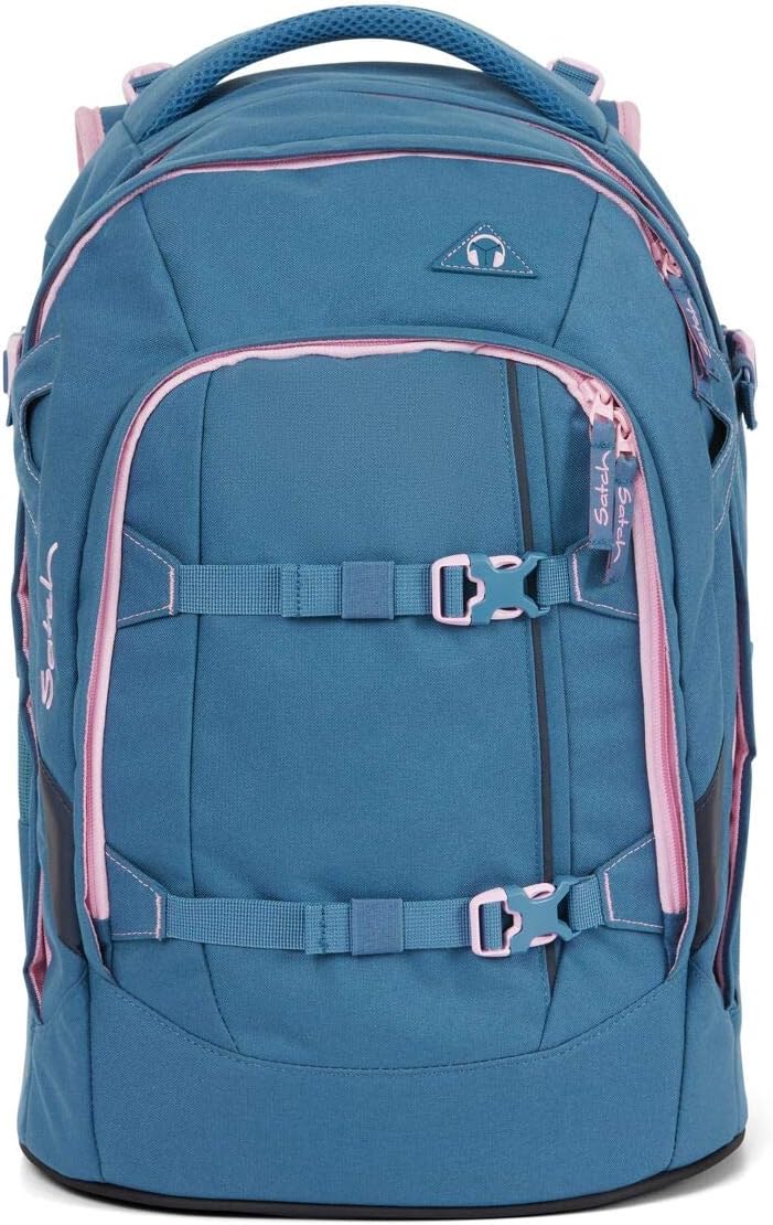 Satch Pack Deep Rose Schulrucksack Set 3tlg.