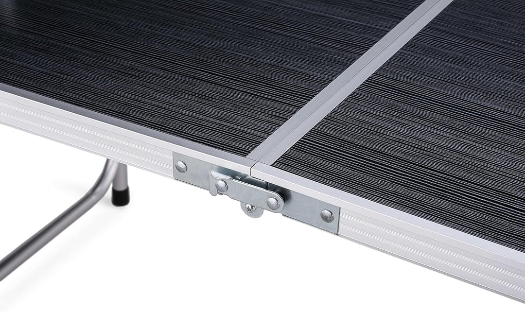 Campingtisch mit 4 stühlen, Höhe Tragbarer Klappbar Grilltisch 120 x 60 cm Tragegriff, Aluminium Kla