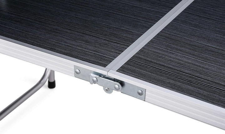 Campingtisch mit 4 stühlen, Höhe Tragbarer Klappbar Grilltisch 120 x 60 cm Tragegriff, Aluminium Kla