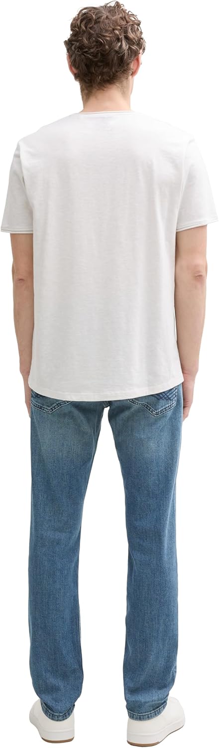 Tom Tailor Herren Marvin Straight Jeans 28W / 30L 10281 - Mid Stone Wash Denim, 28W / 30L 10281 - Mi