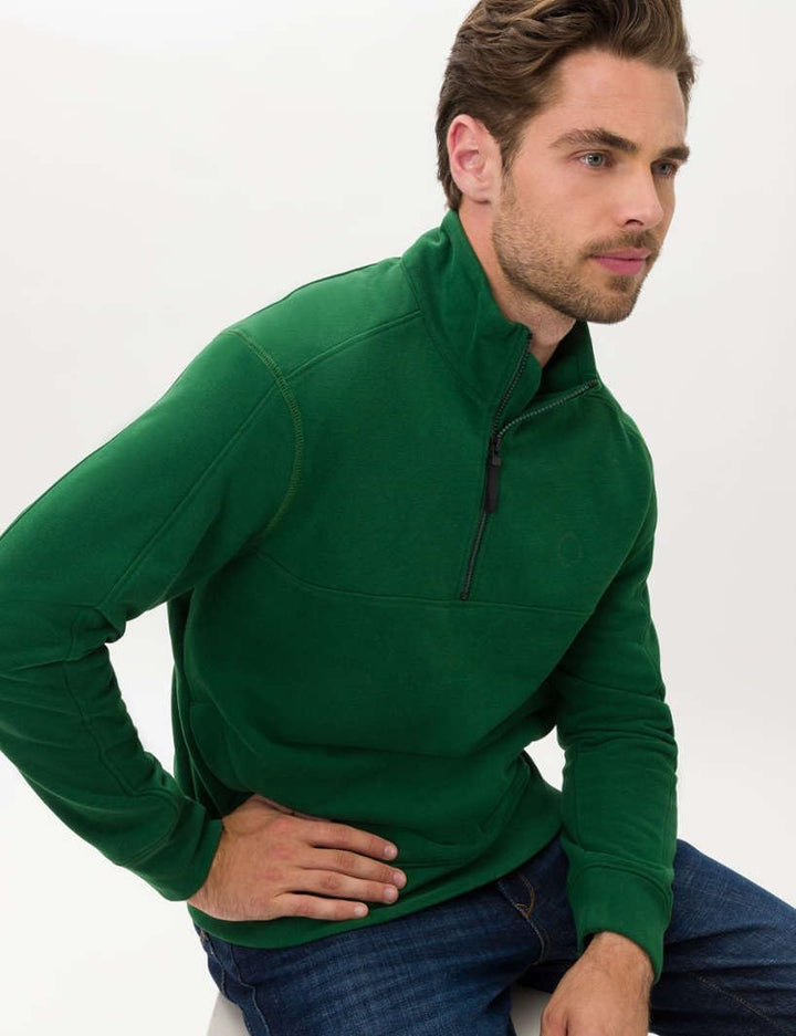 BRAX Herren Troyer Pullover Sweater Steve Sweaterstrick Navy Blue M Liberty, M Liberty