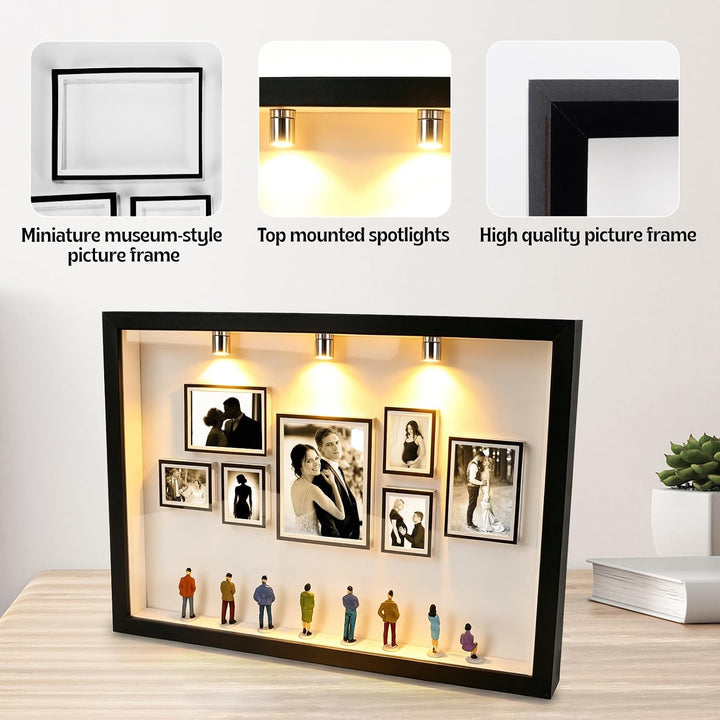 DIY Mini Museum Bilderrahmen, Museums of Us Museum Silhouette Box