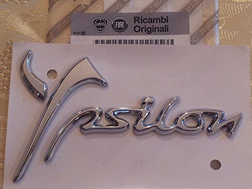 Schriftzug Wappen Lancia Ypsilon Y 2011 bis 2016 original hinten Logo Abkürzung Fries