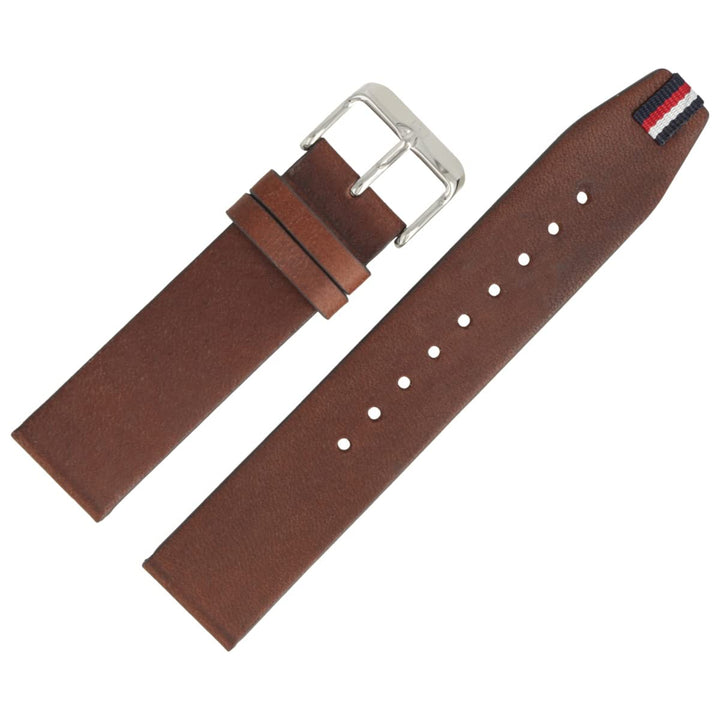 Tommy Hilfiger Uhrenarmband 20mm Leder Braun - 679302225