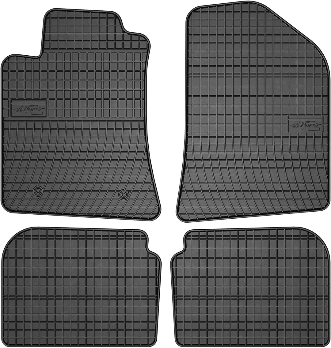M MOTOS Gummimatten Auto Fussmatte passt für Toyota Avensis II 2003-2009 Verbessern Sie Ihren Reisek