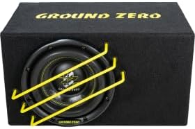 Ground Zero GZRB 20SPL-ACT, 20cm Aktiver Bassreflex Gehäuse-Subwoofer, 280/330 Watt RMS/Max, 2 Ohm