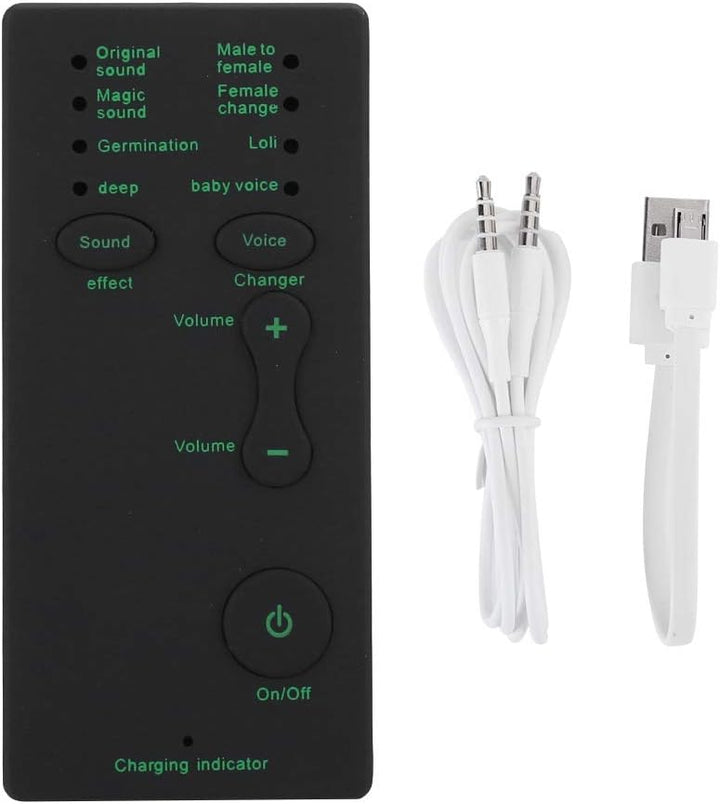 Dpofirs Voice Changer Soundkarte für Computer, Sound Converter mit 7 verschiedenen Sprachänderungen,