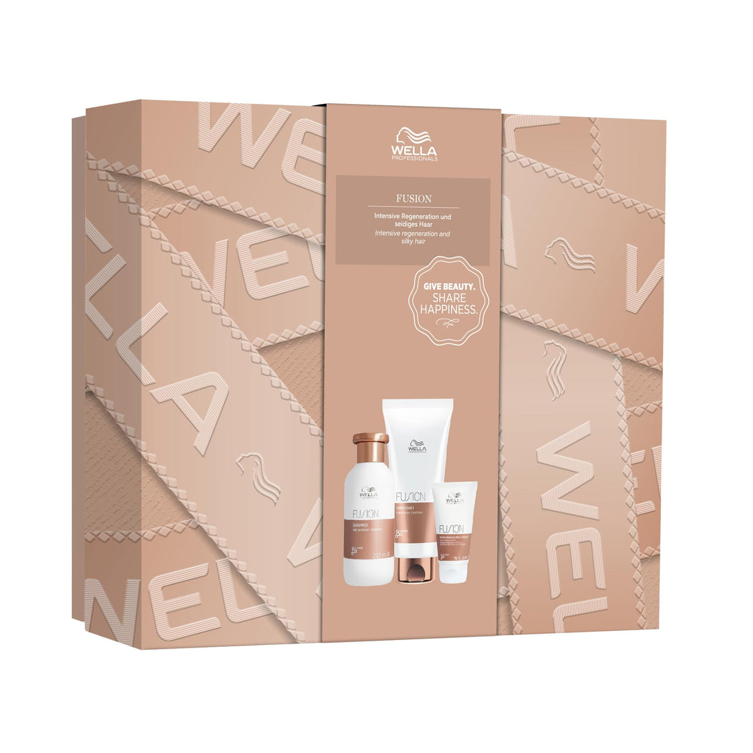 Wella Fusion Geschenkset – Professionelle Haarpflege für geschädigtes Haar von Wella Professionals –