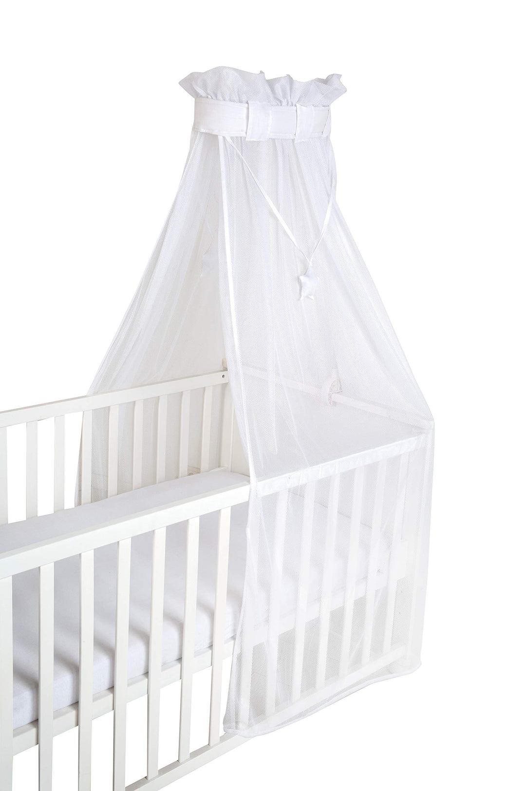 roba safe asleep Babybett Himmel Air , Betthimmel, weiss, Mesh-Himmel für Babybett Weiss / Mesh, Wei