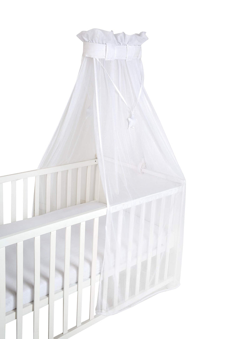 roba safe asleep Babybett Himmel Air , Betthimmel, weiss, Mesh-Himmel für Babybett Weiss / Mesh, Wei