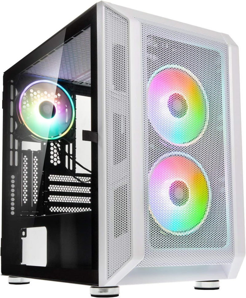 KOLINK Citadel Mesh Micro-ATX RGB Gehäuse, Computergehäuse, PC Hülle, Glasgehäuse, PC Case, PC Gehäu