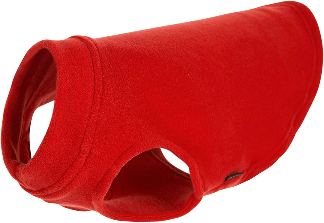 Gooby - Stretch Fleece Weste Pullover Fleece Weste Jacke Sweater für Hunde, Rot, Grösse M rot Medium