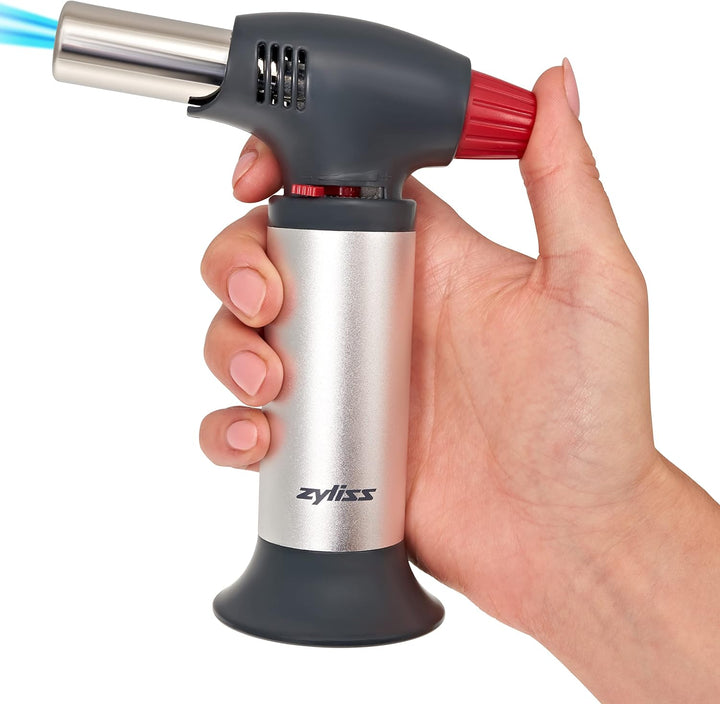 Zyliss E980202 Küchenbrenner, Silber/Schwarz, Kochwerkzeug zum Bräunen/Karamalisieren von Lebensmitt