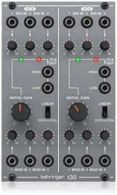 Behringer 130 DUAL VCA Legendäres analoges Dual-VCA-Modul für Eurorack, 130 DUAL VCA