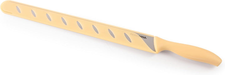 Tescoma DELICIA Tortenmesser 30 cm aus Kunststoff in Gelb zum Schneiden und Servieren von Kuchen Tor