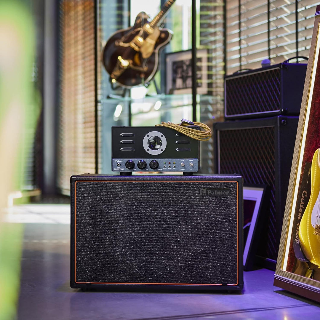 Palmer CAB 212 X GBK - Gitarren Lautsprecherbox mit Celestion Greenback 2 x 12, Closed-Back 2 x 12"