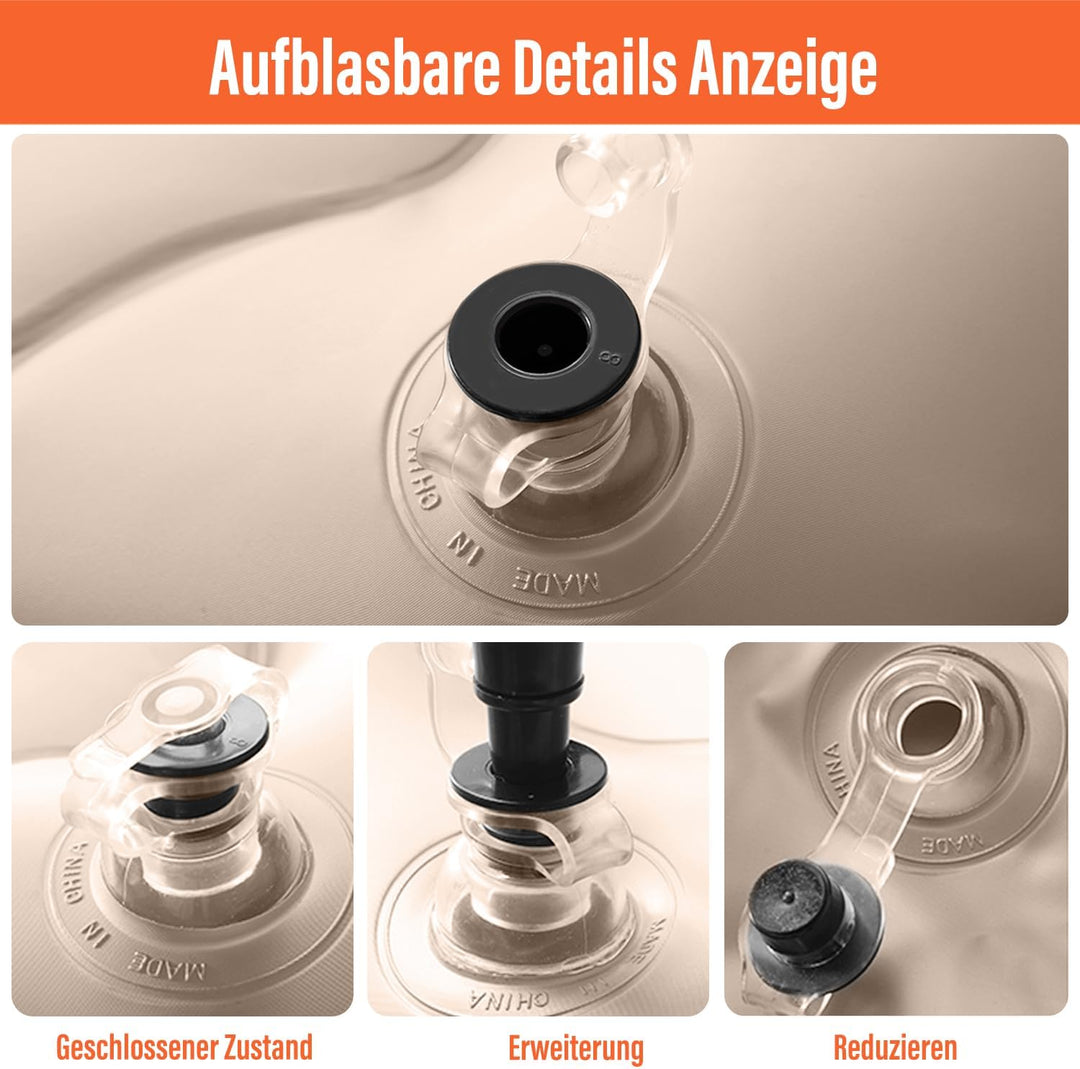 Ergocar Auto Luftmatratze SUV Aufblasbare Matratze mit Pumpe MPV Air Bett Camping Auto Kissen Erhöht