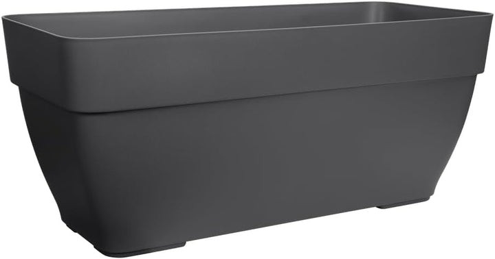 Elho Vibia Campana Trough 80 - Übertopf für Aussen Anthrazit 80 cm 80 cm Anthrazit, 80 cm Anthrazit