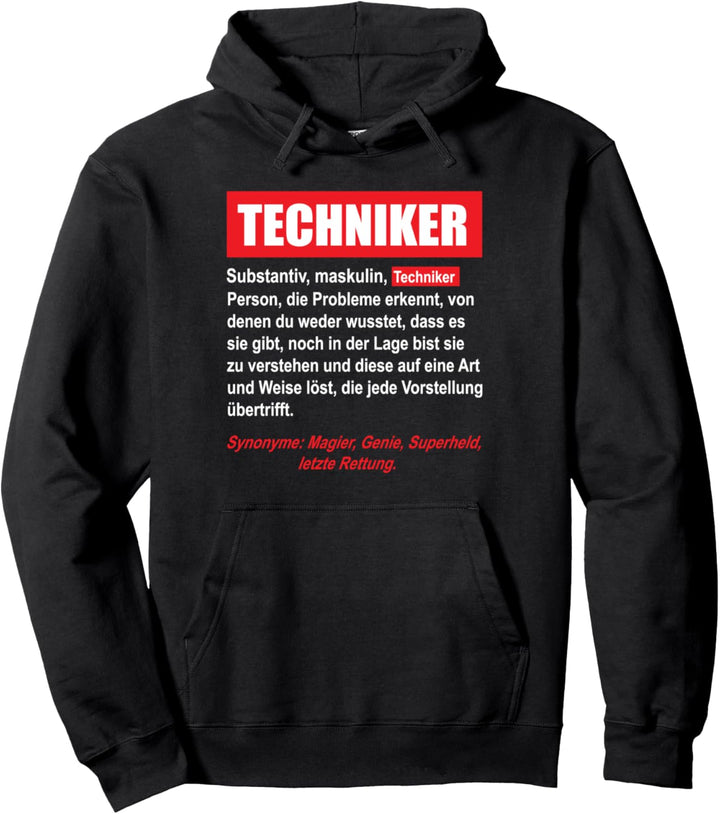 Beruf Techniker Geschenk Kollege Maschinenbau Pullover Hoodie