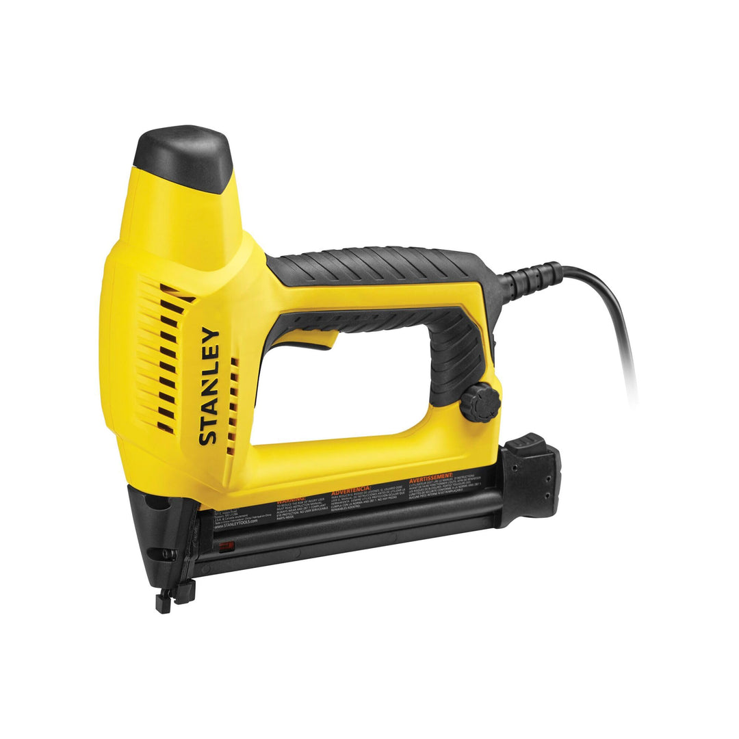 Stanley HD Elektrotacker (2,4 m Kabellänge, Soft Grip, Sicherheitskontakt-Schalter, Krafteinstellrad