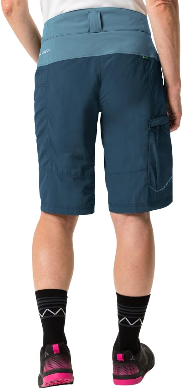 VAUDE Women's Qimsa Shorts Trousers 36 Dark Sea Uni, 36 Dark Sea Uni