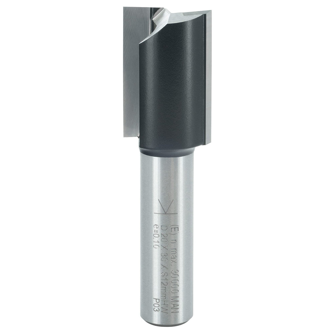 ENT 10565 Nutfräser HW, Schaft (S) 12 mm, Durchmesser (D) 20 mm, NL 30 mm, SL 40 mm, GL 70 mm D=20 /