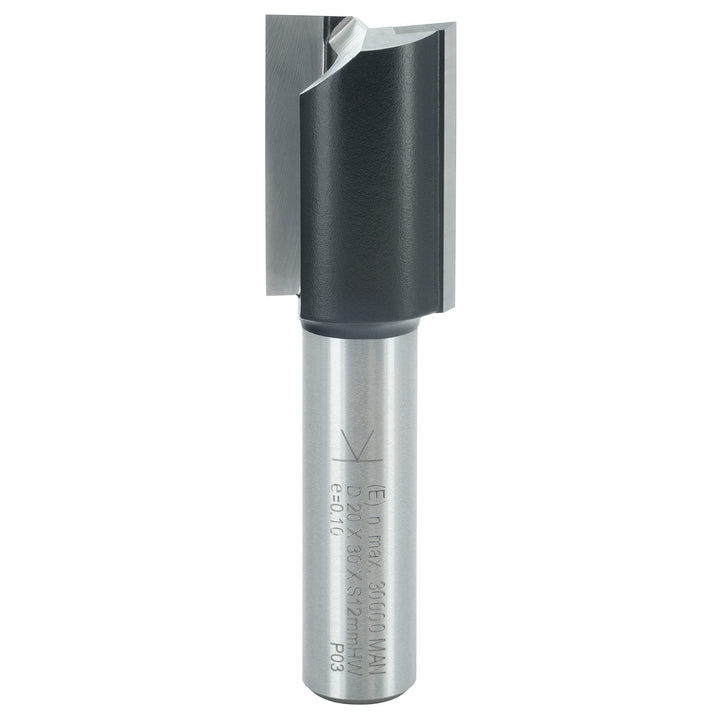 ENT 10565 Nutfräser HW, Schaft (S) 12 mm, Durchmesser (D) 20 mm, NL 30 mm, SL 40 mm, GL 70 mm D=20 /