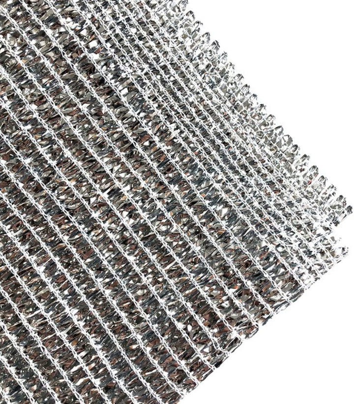 Aluminet Shade Cloth Reflektierendes Aluminet Sonnenschutznetz UV-BestäNdiges Netz Mit ÖSen FüR Blum